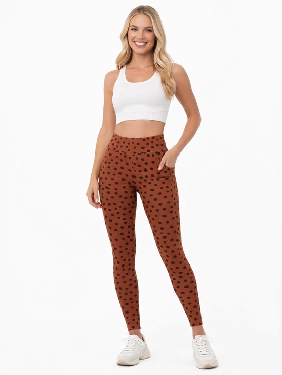 Pact Other - PACT Leggings NWT Organic High Rise Polka Dot